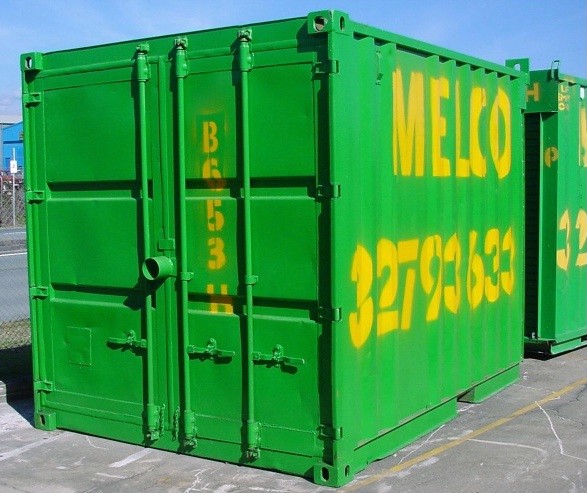 Melco Container size 3 x 2.4 x 2.6 (approximately 15m3 capacity)